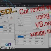 Car Rental System Using Vb Net MySql With Code