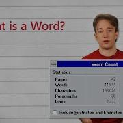 What Counts As A Word
