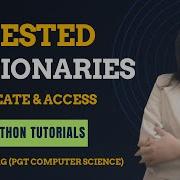 Python Nested Dictionaries How To Access Elements From A Nested Dictionary Dictionary Part 2