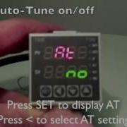 Change The Set Value Alarm Value And Select Auto Tune On The FU48 1 16 DIN Temerature Controller