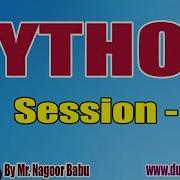 PYTHON Tutorials Session 1 By Mr Nagoor Babu On 18 09 2020 9AM