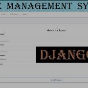 Leave Management System Django Python