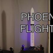 Thrust Vector Control Model Rocket Phoenix Flight 1