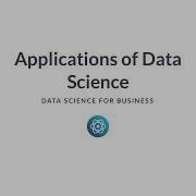 Theory Applications Of Data Science