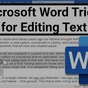 Tricks For Selecting And Editing Text In Microsoft Word