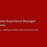 AEM Forms Create An Adaptive Form