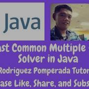 Least Common Multiple LCM Solver In Java