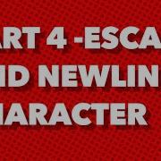 Python Training Part 4 Escape And Newline Character In Python