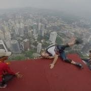BASE JUMP GOES HORRIBLY WRONG Andy Lewis Takes A Dramatic 1 200ft Plunge Off KL Tower