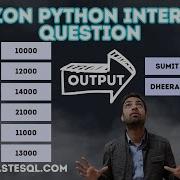Amazon Python Interview Question For A Data Engineer L4 Position Python For Data Analytics