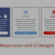Responsive Cards Design With HTML CSS CSS Responsive Card Hover Effect UI Design Using CSS Grid