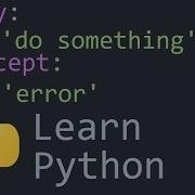 Exception Handling Python Programming Tutorial