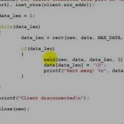 Tcp Echo Server Using Sockets