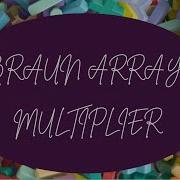 Braun Array Multiplier In VLSI Fast Parallel Binary Multiplication