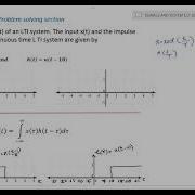 M1 Lec6h LTI Systems Convolution Integral Graphical Method Example Problem