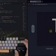 ASMR Programming Coding A Snake Game No Talking