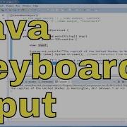 Learn Java Programming Exercise 01x Keyboard Input