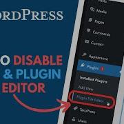 WordPress How To Disable The Plugin And Theme File Editor In Admin Dashboard