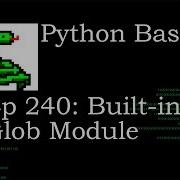 Python Basics Built In Glob Module