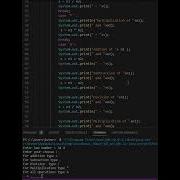 Java Program Using Switch In VS Code