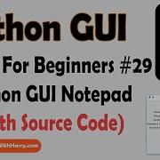 Creating A GUI Notepad In Tkinter Python Tkinter GUI Tutorial In Hindi 29