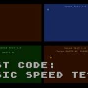Atari 8 Bit BASIC Speed Test