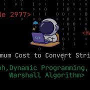Leetcode 2977 Minimum Cost To Convert String II Hard Graph Dynamic Programming