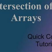 Intersection Of 2 Arrays Coding Interview Questions OhMyCode