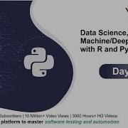 Day 05 Data Science Machine Deep Learning With R And Python Aug 19