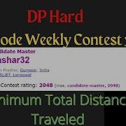 Minimum Total Distance Traveled Leetcode Weekly Contest 318 DP Hard Prashar32