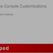 Weblogic Console Customizations III Adding Java Classes