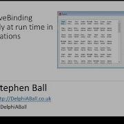Live Bindings At Run Time Via Code