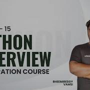 L15 Object Oriented Programming Python Vamsi Bheemreddy GeeksforGeeks Python