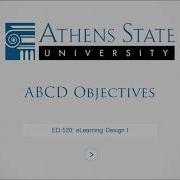 Creating And Enhancing Objectives Using The ABCD Method