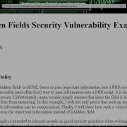 Hidden Fields Exploit