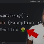 STOP SWALLOWING EXCEPTIONS