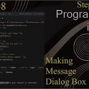 Designing A Simple Message Dialog Box In Java 8