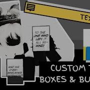 JJS CUSTOM MANGA ULT TEXT BOXES CHANT BUBBLES Template