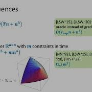 STOC 2023 Session 10C Interior Point Methods With A Gradient Oracle