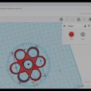 Making Fidget Spinner 2 In Tinkercad