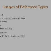 04 04 How Different Reference Types Used In Your Code