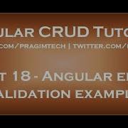 Angular Email Validation Example