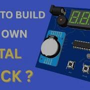 DIY Digital Clock With Alarm Using 4 Digit 7 Segment Display And Atmega328 Microcontroller