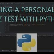 Personality Quiz Test With Python