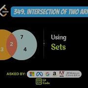 Intersection Of Two Arrays Leetcode 349