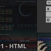 Tic Tac Toe Game Using HTML CSS And JavaScript Part 1 HTML ASMR Programming