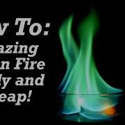 How To Make Green Fire Or Flame At Home Easy Science Demonstration Party Trick Borax Method