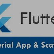 Учебное пособие по Flutter для начинающих приложение Material и виджет Scaffold Курс Flutter