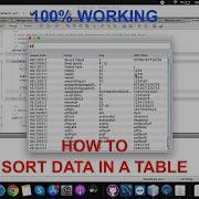SORT AND SHOW DATA IN ALREADY FILLED TABLE IN JAVA