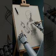 Generated By AI Robot Drawing 2 Ai Aiart Motivation Passion Robot Art Drawing